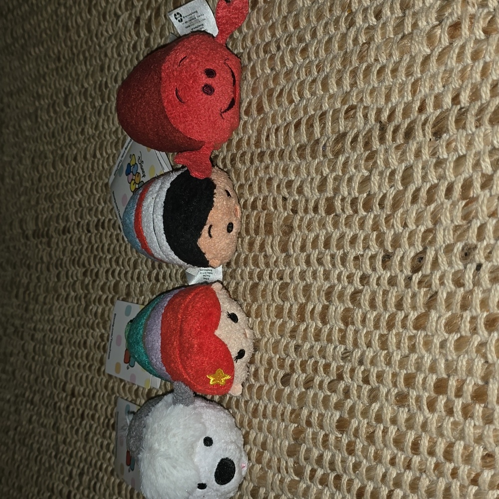 Disney Tsum Tsum Little Mermaid Plush Set